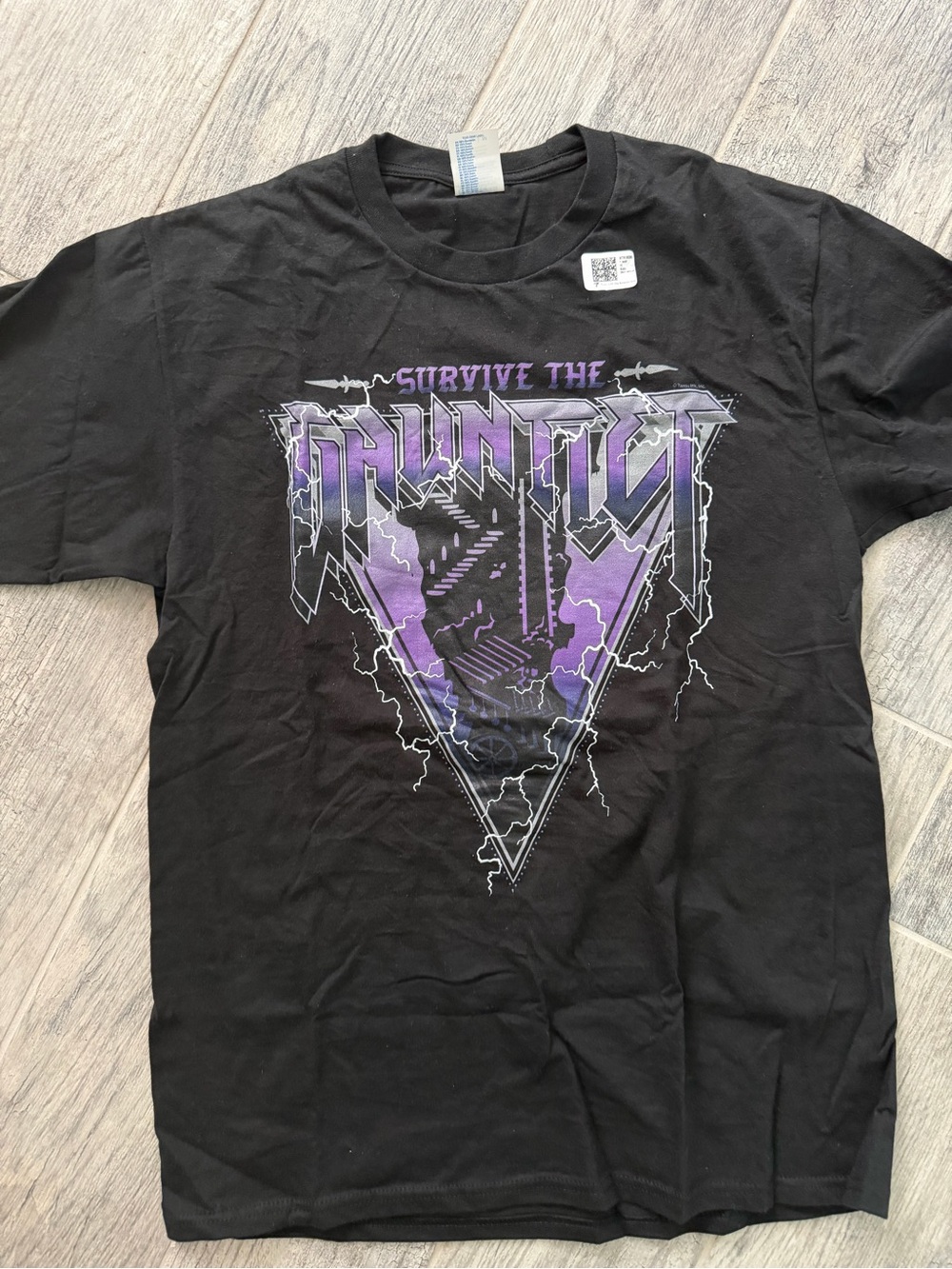 Survive The Gauntlet Black & Purple Graphic T-Shirt